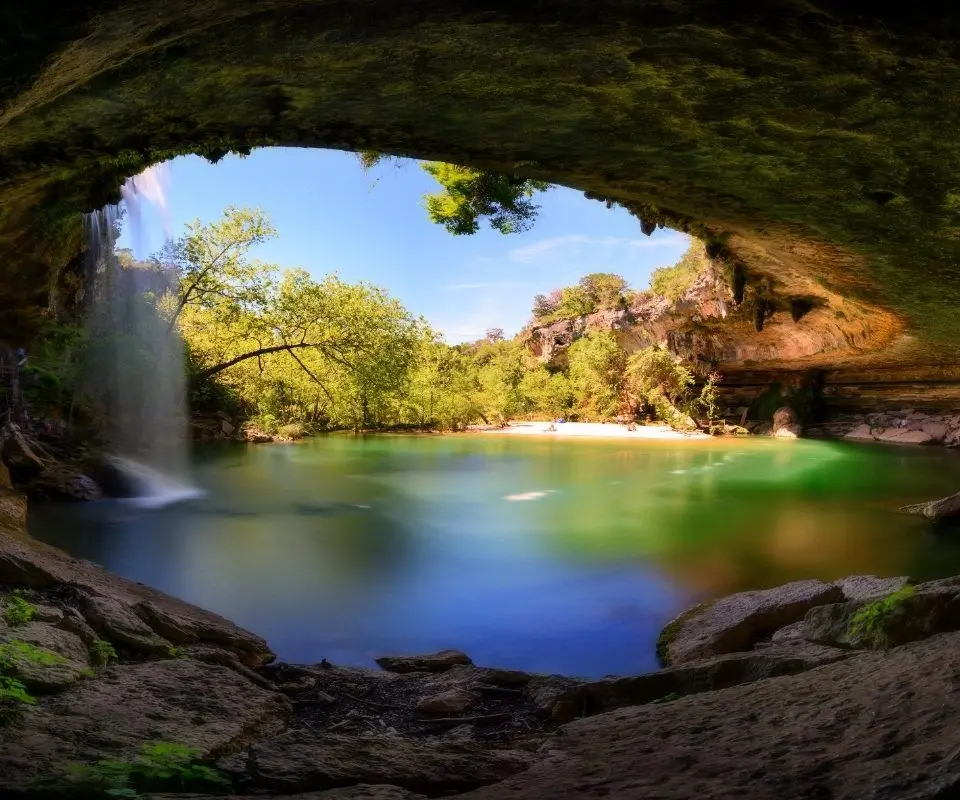 Natural swimming hole near Wimberley