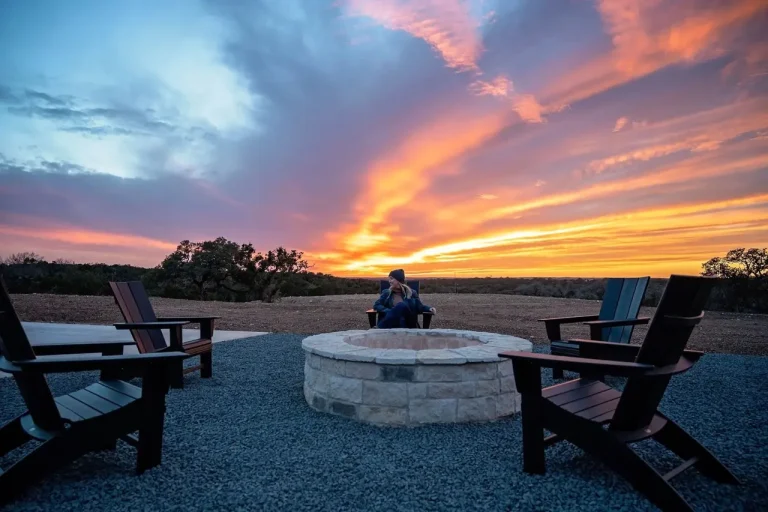 Horseshoe RV Resort  Wimberley, TX  fire pits