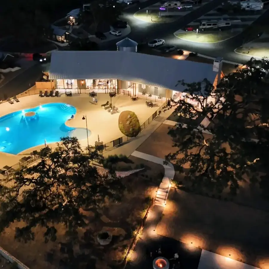 Horseshoe Ridge RV Resort  Wimberley, TX  Dark Sky Community Friendly Light Fixtures
