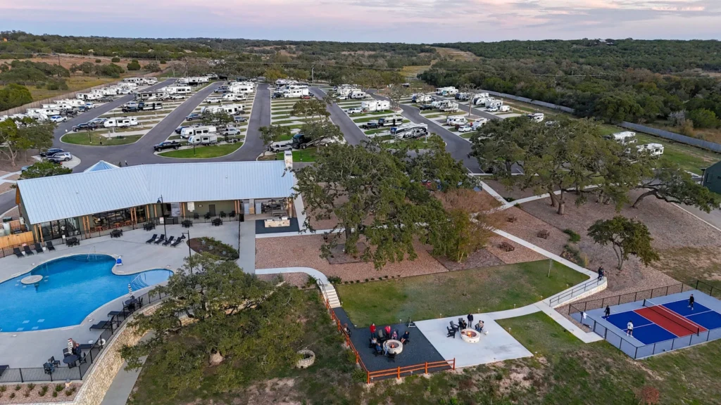 Horseshoe Ridge RV Resort  Wimberley, TX  resort property