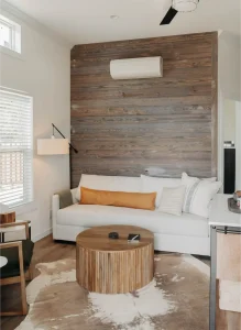 luxury interior of horseshoe ridge cabin