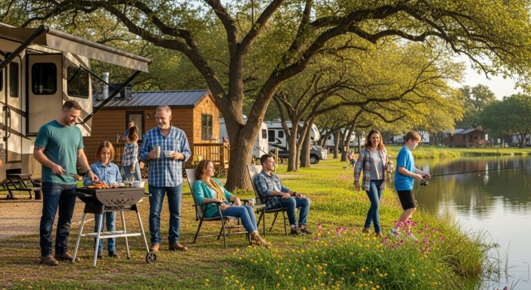 Texas RV parks, family camping, scenic outdoors