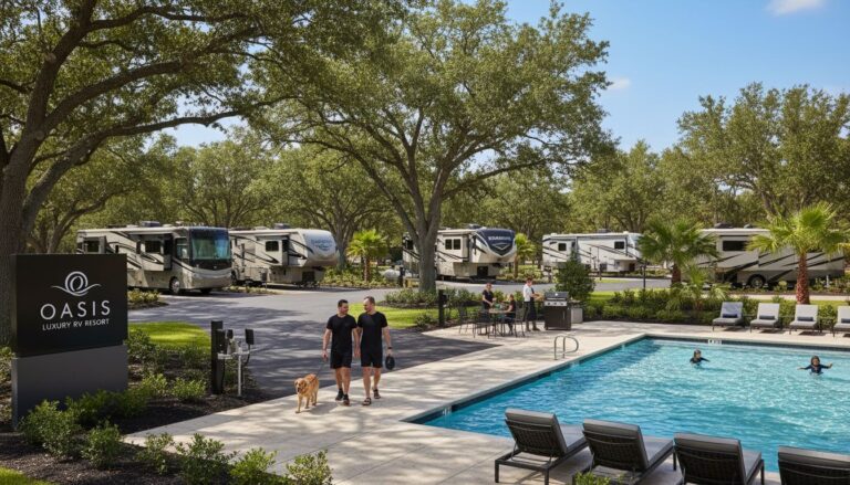 rv resort entrance